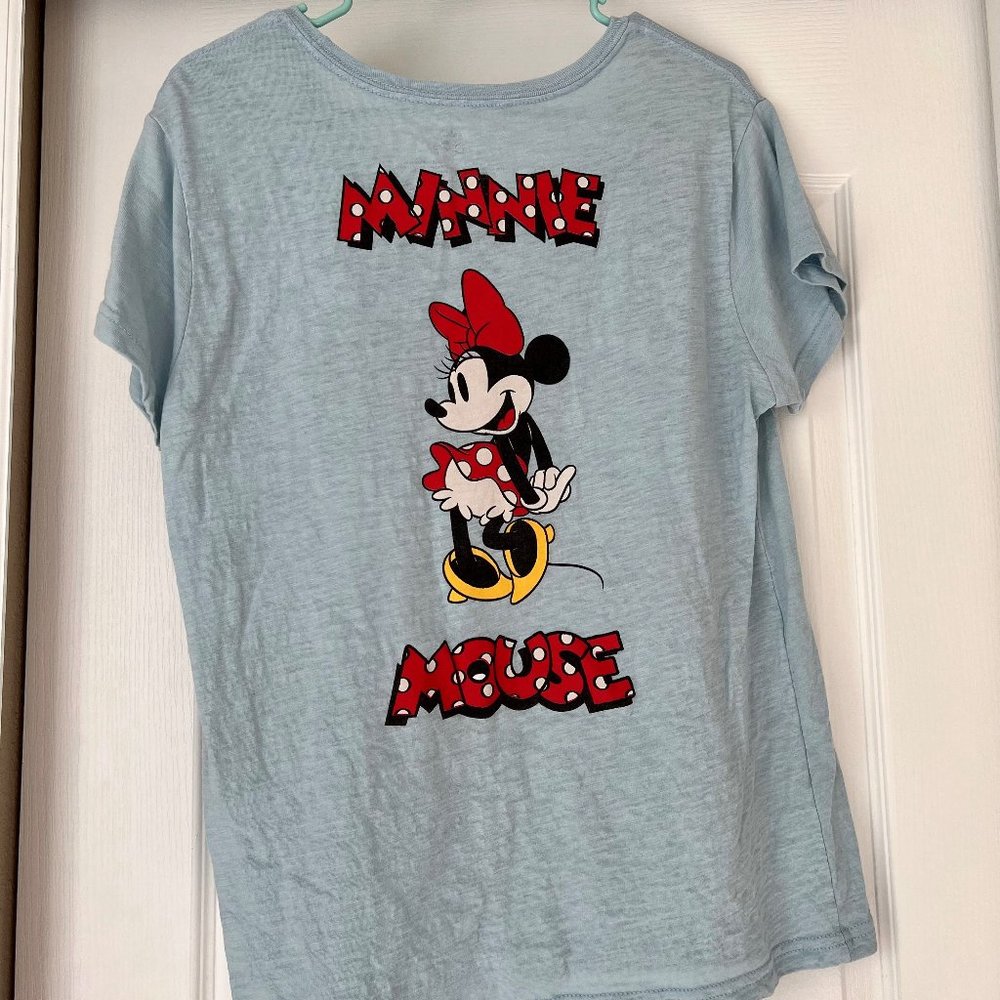Disney Shirts - Minnie Mouse Pocket T-Shirt for Women - Light Blue